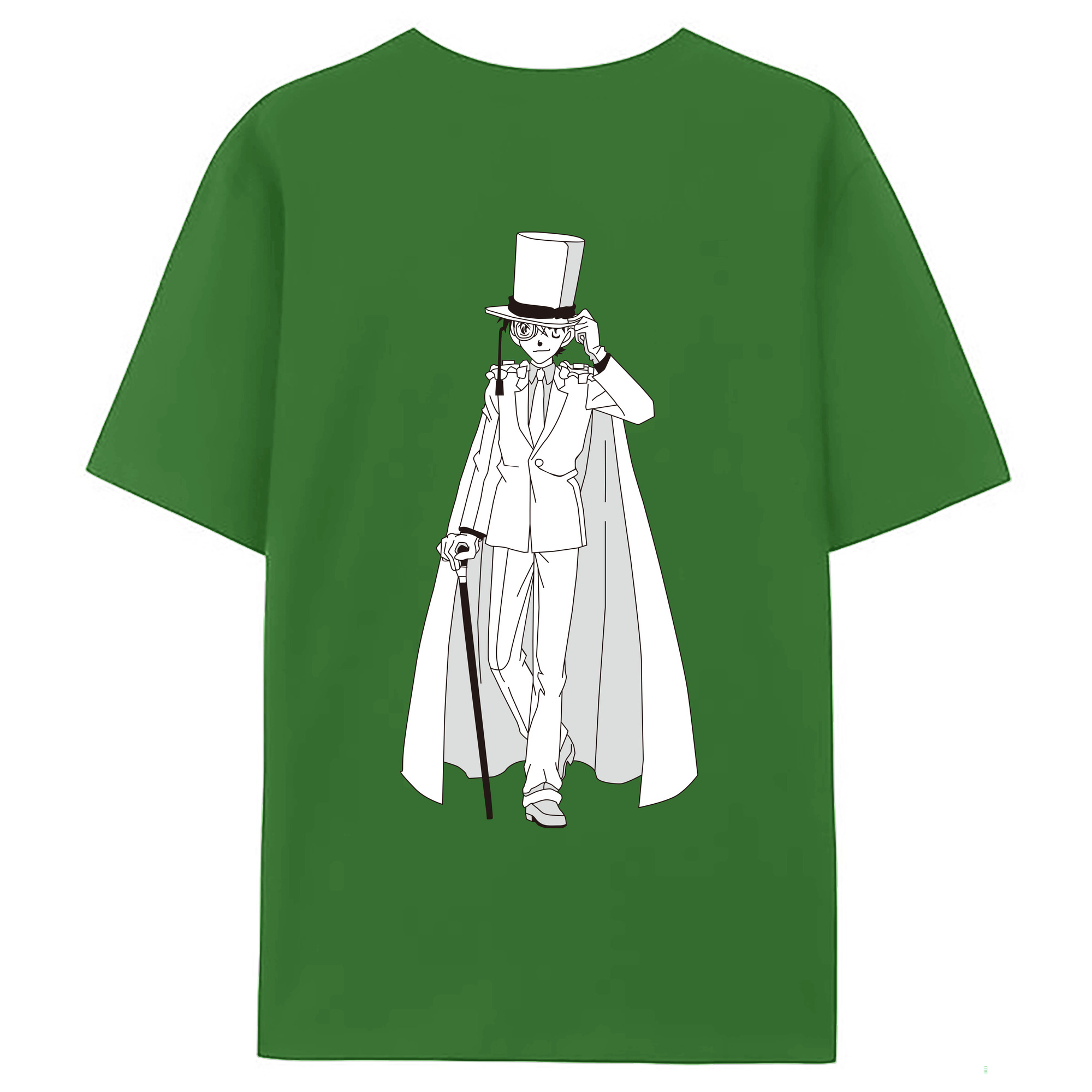 （画像用） 名探偵コナン くろば かいと Detective Conan Kuroba Kaito レディース半袖Tシャツ(バックプリント)